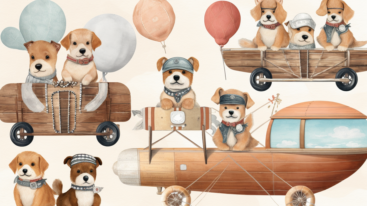 balloon dog cliparts