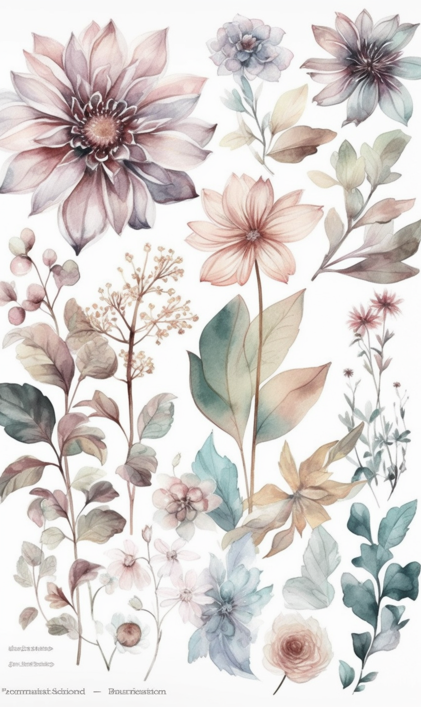 cross flowers cliparts