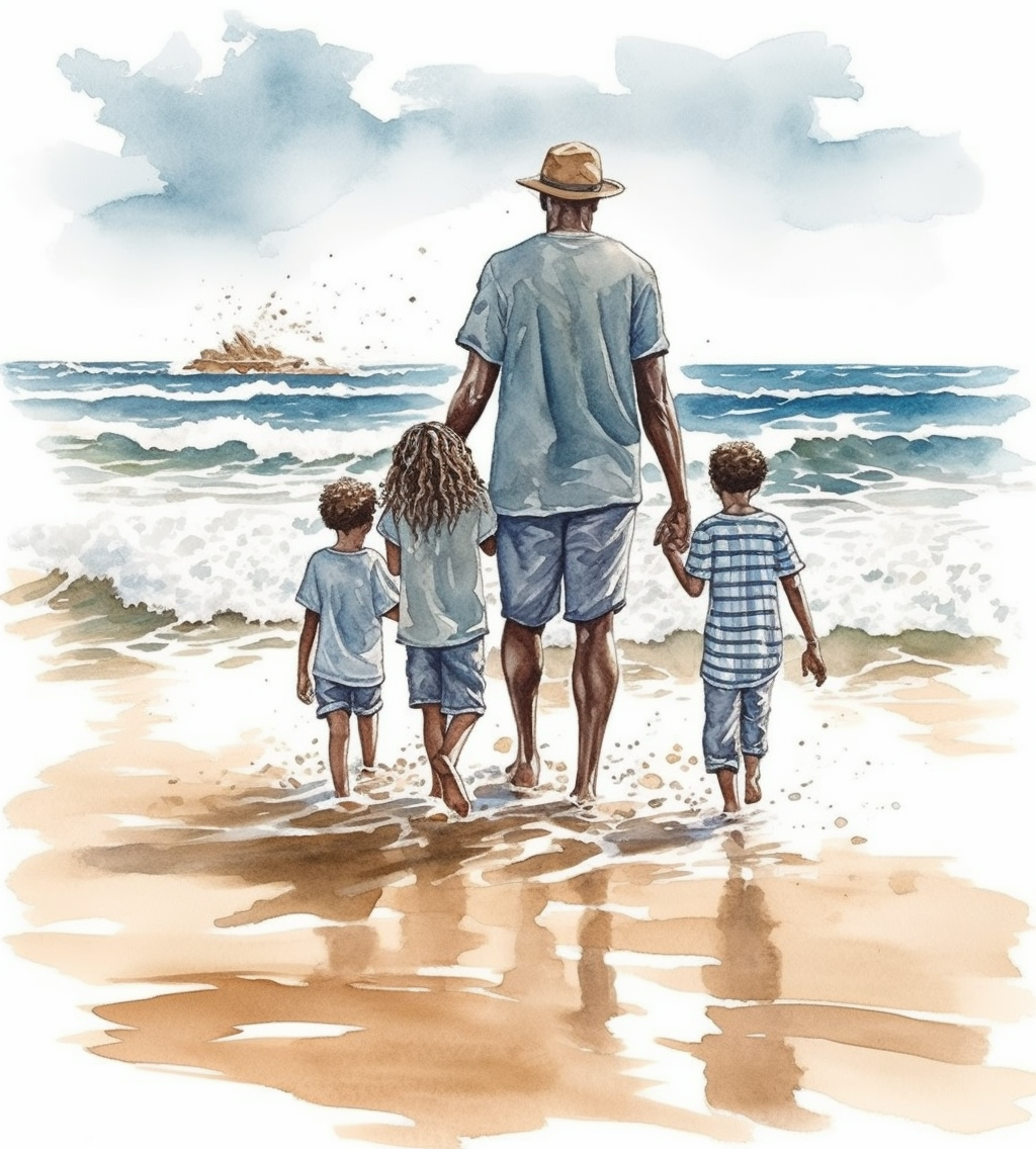 beach man cliparts
