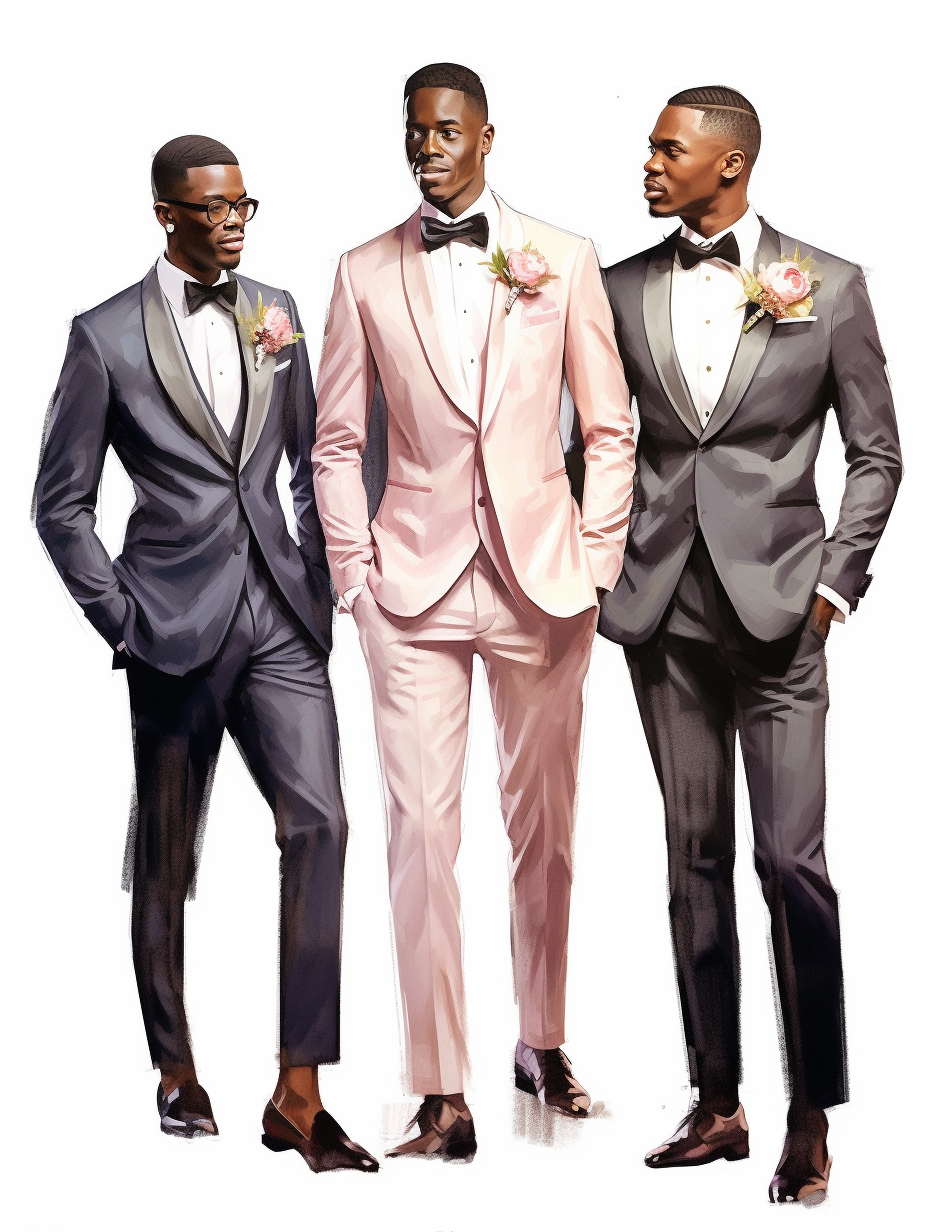 groomsmen cliparts