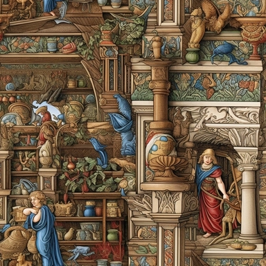 3D clipart, Trompe-l'oeil , fairy tale, henry justice ford