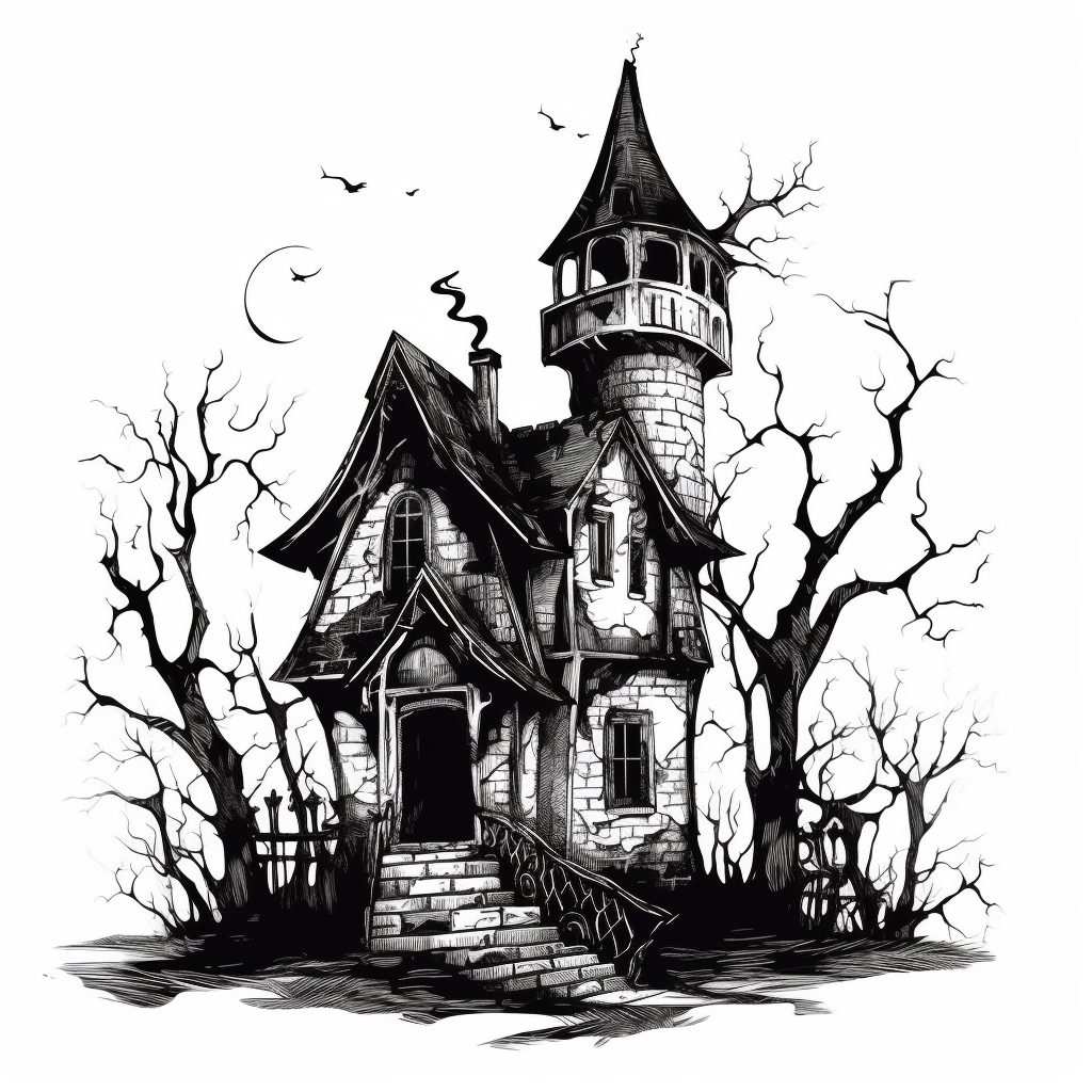 creepy cliparts