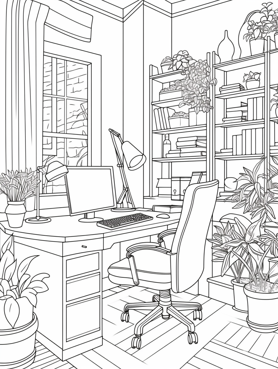 clean desk cliparts