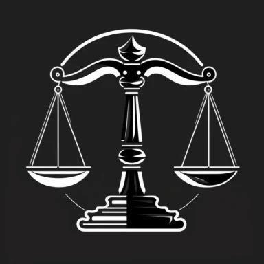 Scales of justice symbol, black and white, illustration, clipart, simple cartoony vector