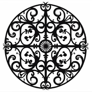 wrought iron clipart