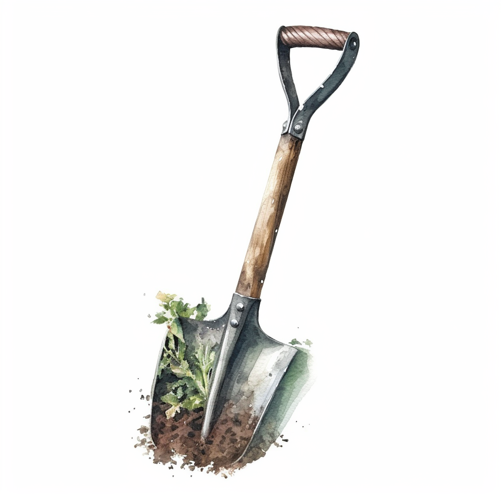 garden shovel cliparts