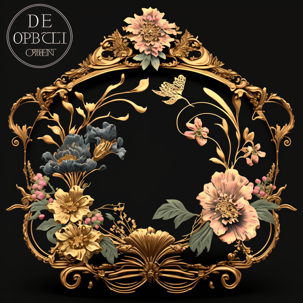 baroque frame cliparts