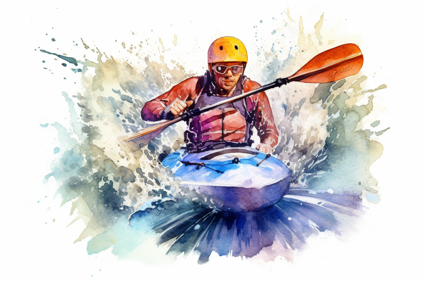 kayaking cliparts