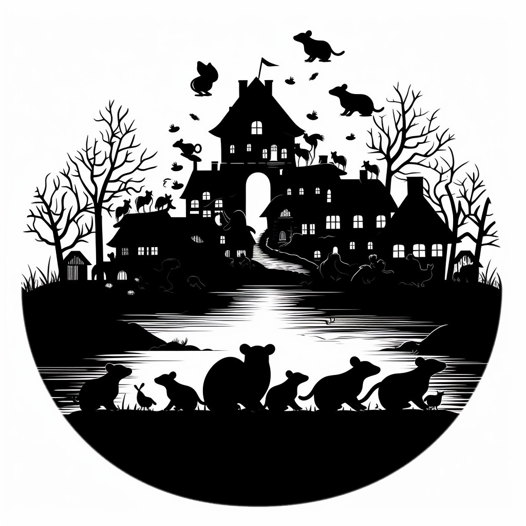 farm cliparts black