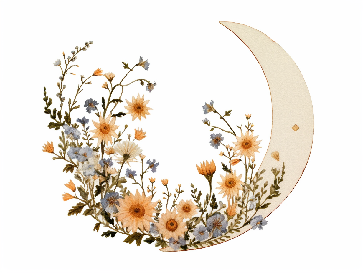 crescent shape cliparts