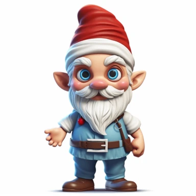 cute gnome Male nurse clipart