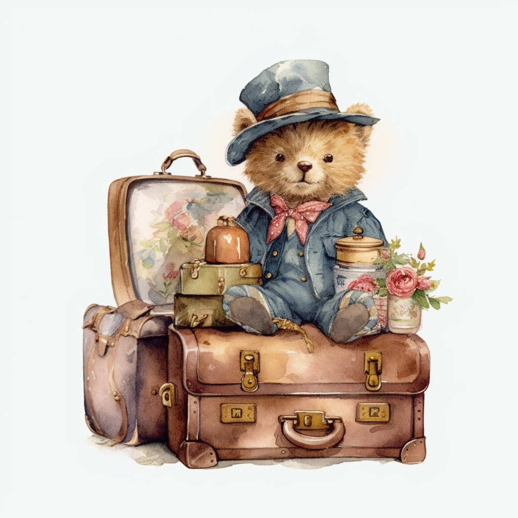 cute suitcase cliparts