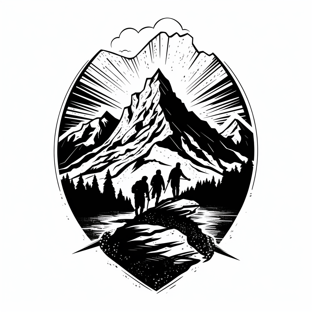 hiker cliparts