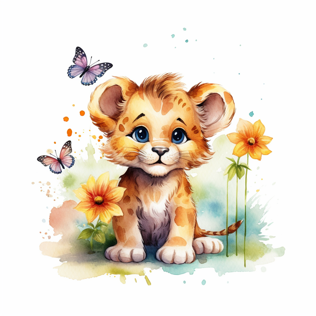 baby butterfly cliparts