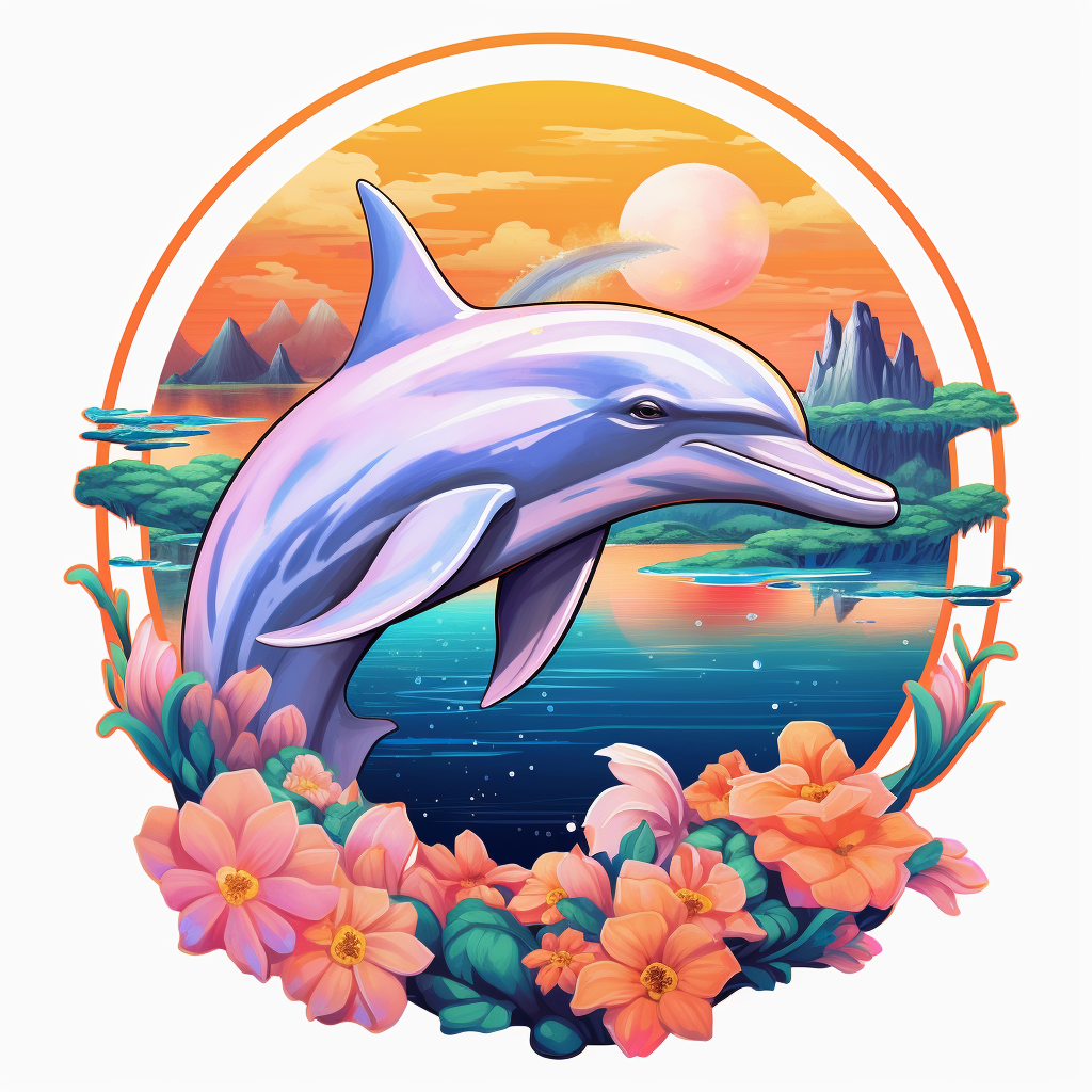 dolphin cliparts vector