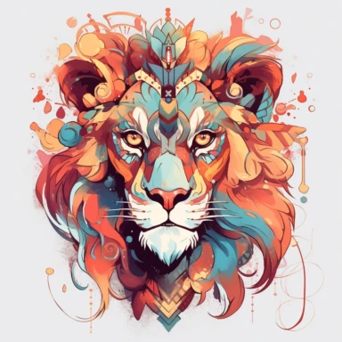 vector art, logo design, female lion drawing, female lion clipart, transparent background, 4k quality, flawless drawing jaguar, Alebrije, abstract, Illustrators, by Sabbas Apterus , no writing