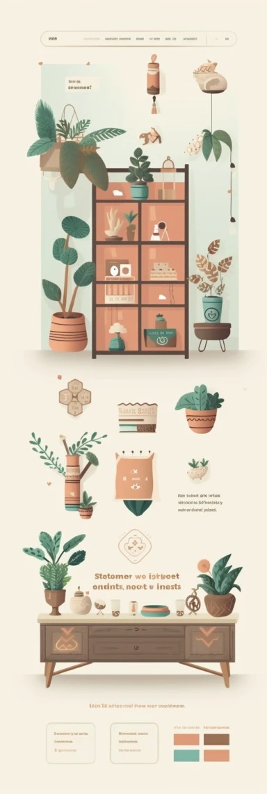 design website page for promote etsy marketplace. the website mission is to promote clipart that sell at etsy