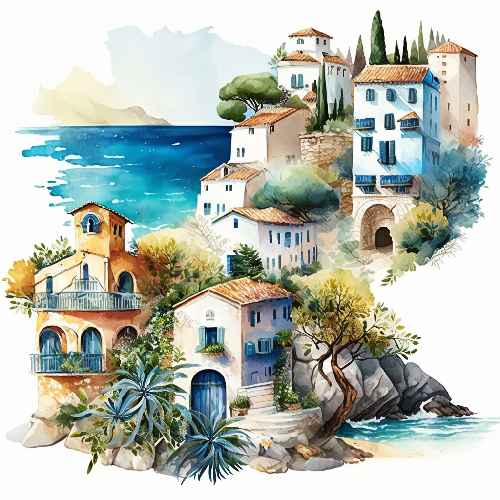 blue village cliparts