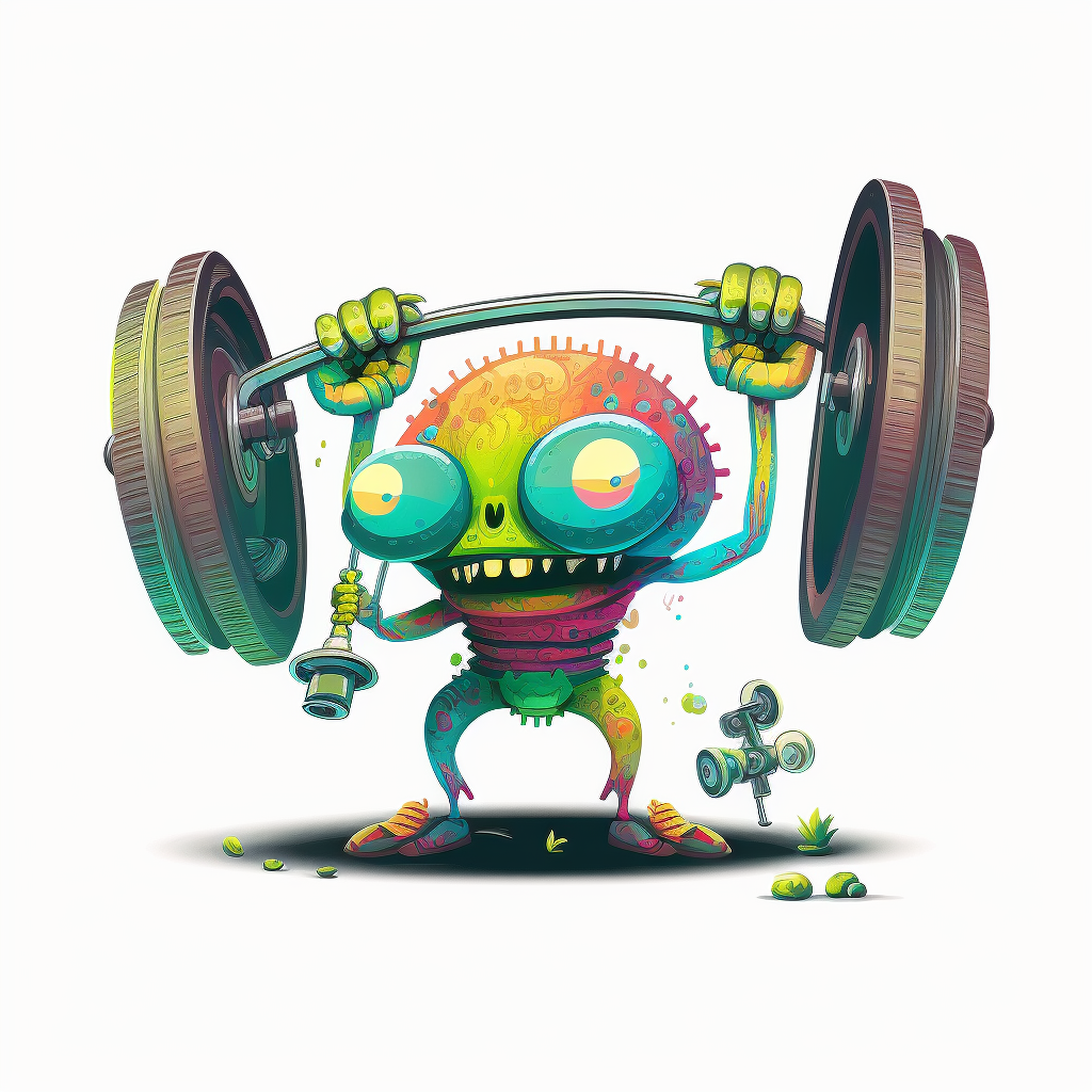 lifting barbell cliparts
