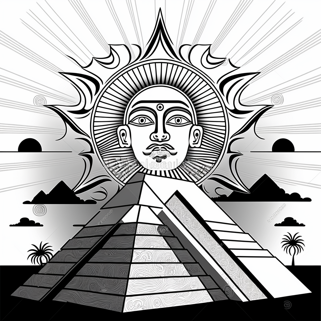 egyptian pyramid clipart
