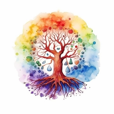 watercolour clipart holistic healing