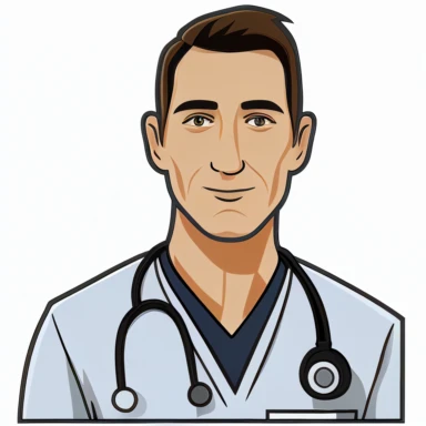 clipart male nurse. white background