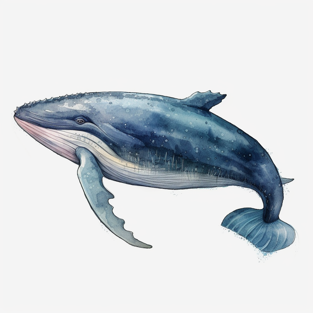 cartoon whale cliparts