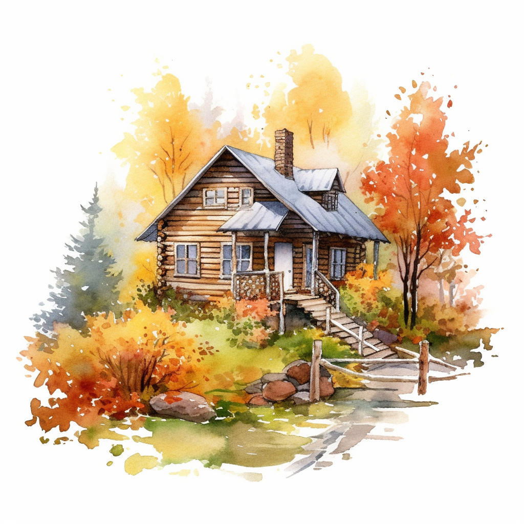 cabin clipart