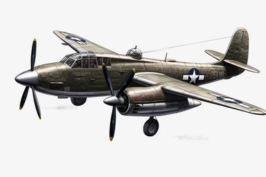 lockhead P-38 Lightening, WWII Army fighter plane, flying, Clipart, PNG Clipart, Illustration clipart, 4K, extremely detailed