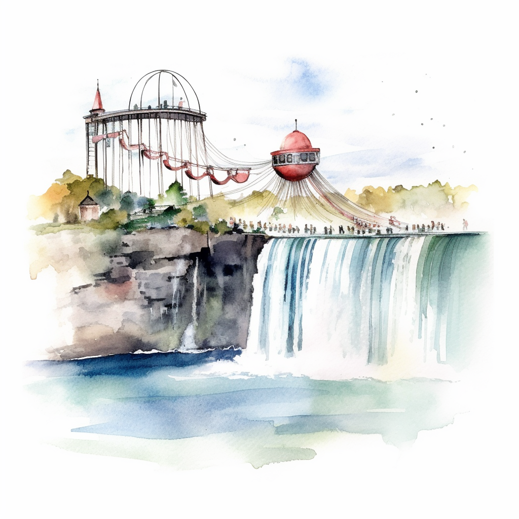 niagara falls clipart