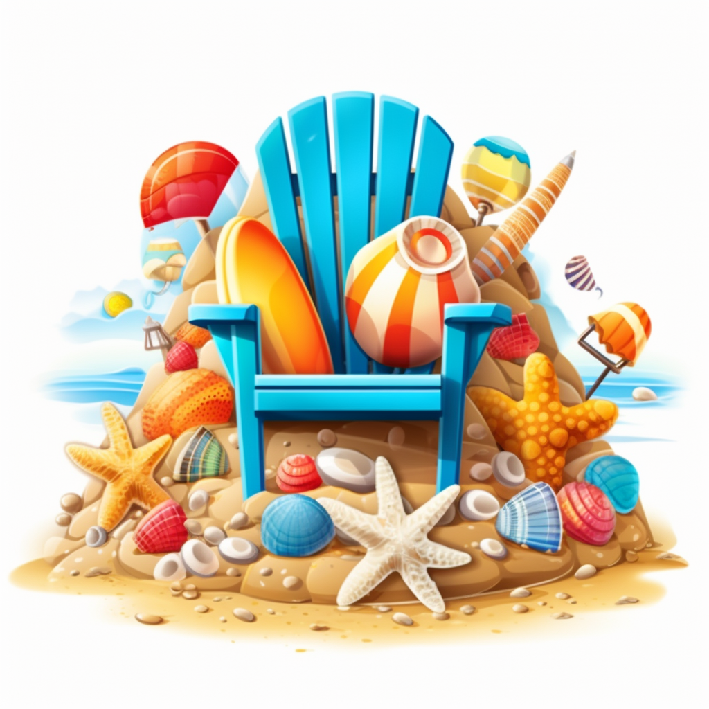 beach shell cliparts