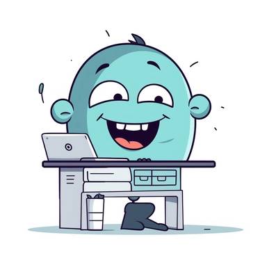 happy cute Payroll Clerk face, cartoon, clipart, mascot, isolated on white background