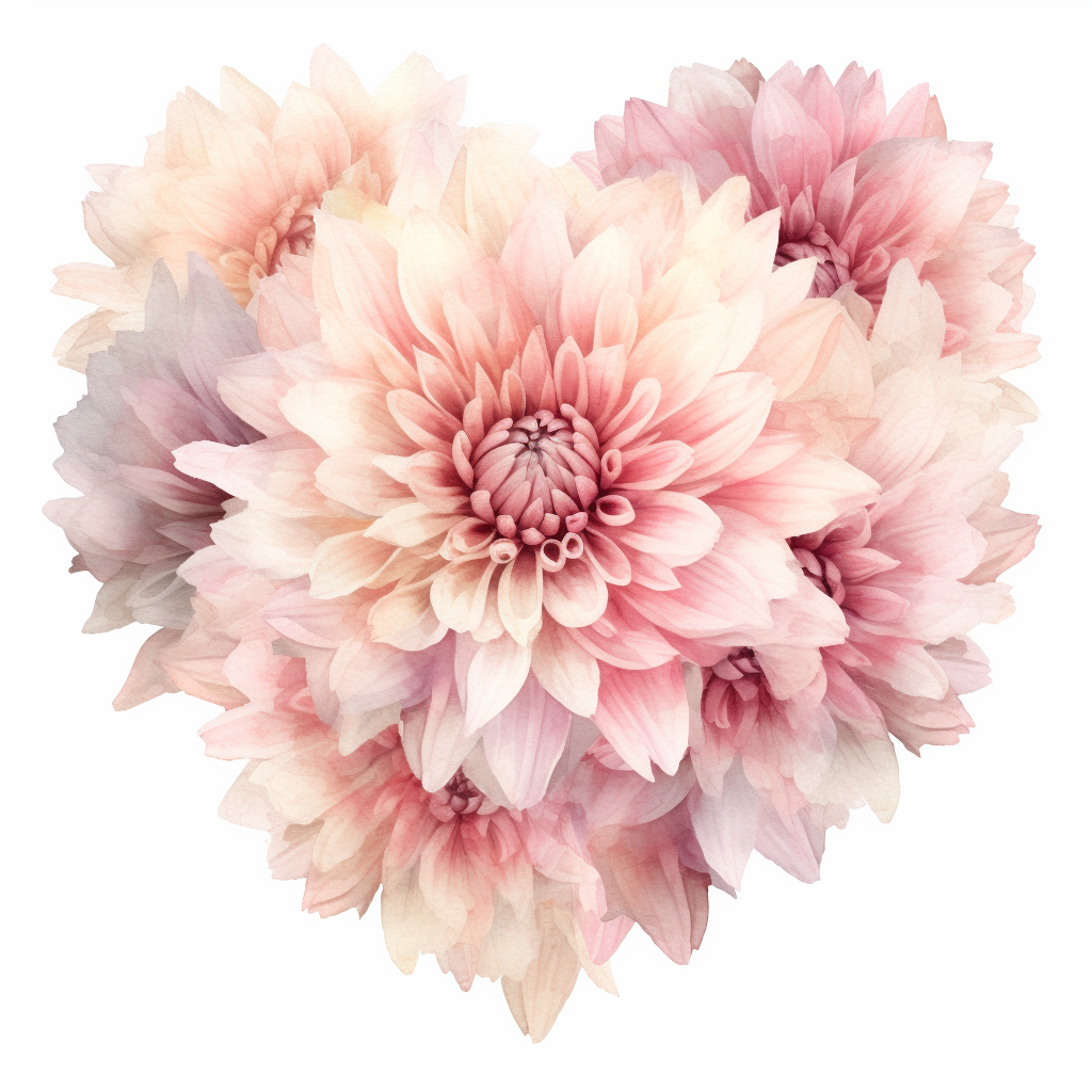 cliparts pink dahlia