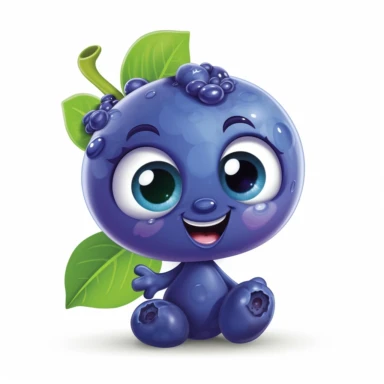 happy blueberry learning clipart 8 HD