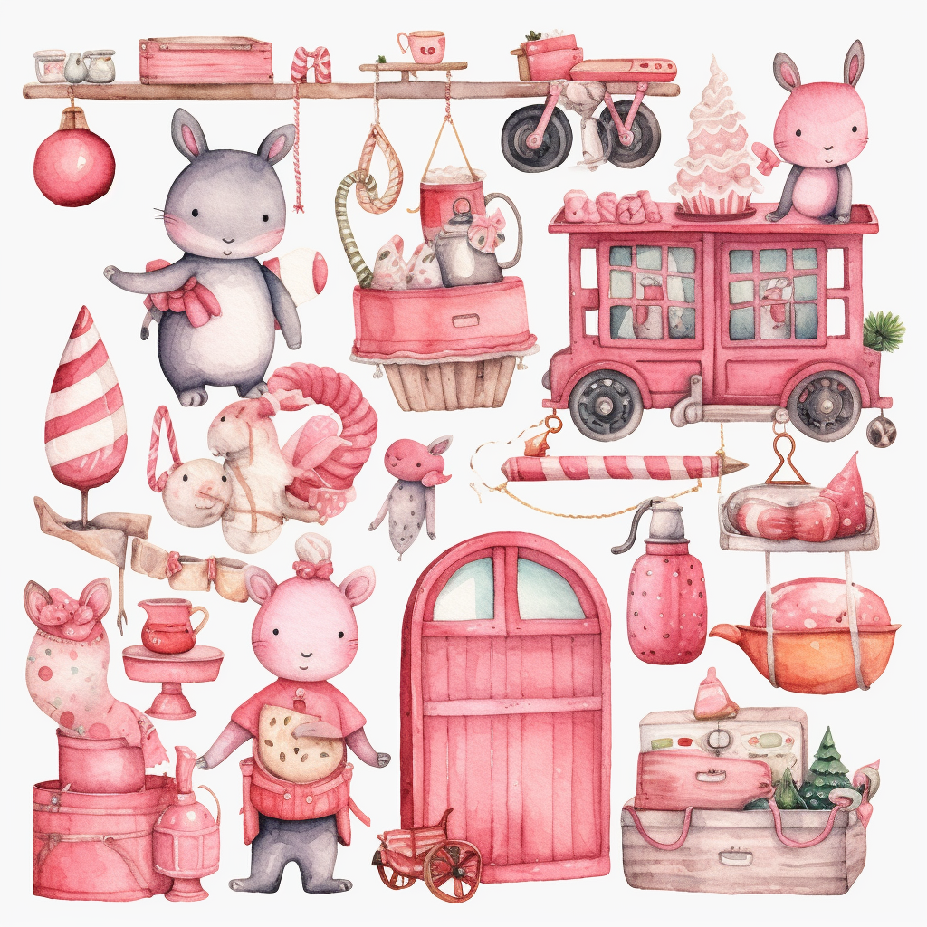 christmas toy cliparts
