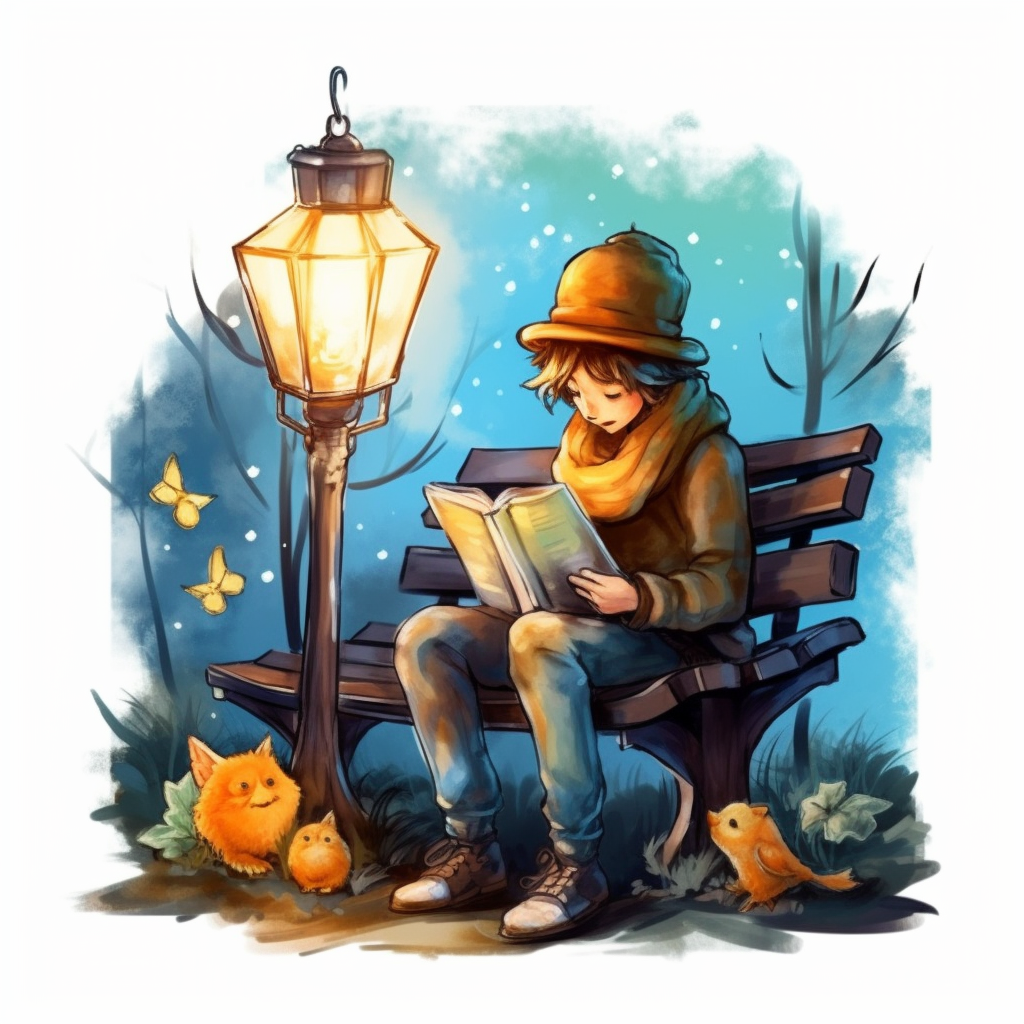 magic reading cliparts