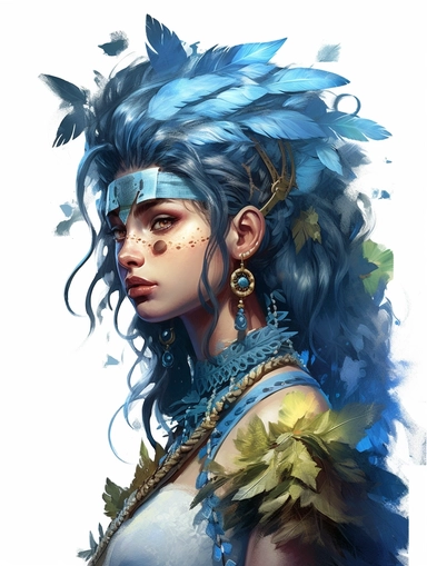 avatar character, clipart png, realistic, digital painting, WHITE BACKGROUND, fantasy style, realistic, painting, watercolor, 8k, ultra details,