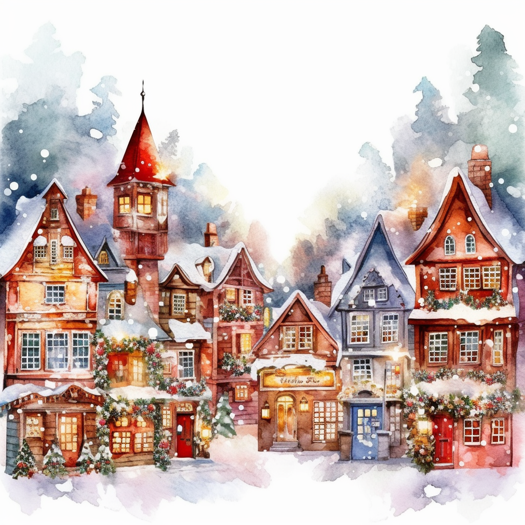 christmas wreaths clipart