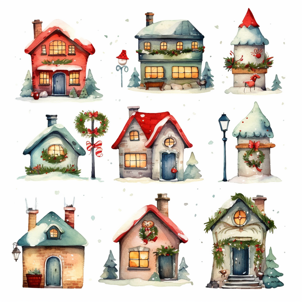 cartoon christmas clipart