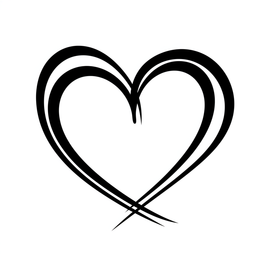 black heart clipart