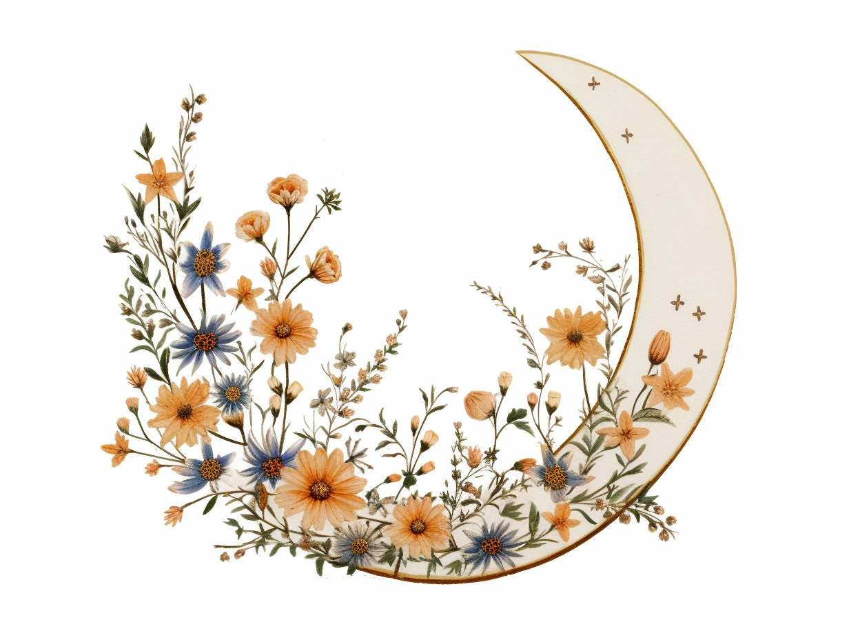 crescent shape cliparts