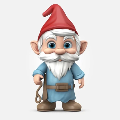 cute gnome Male nurse clipart