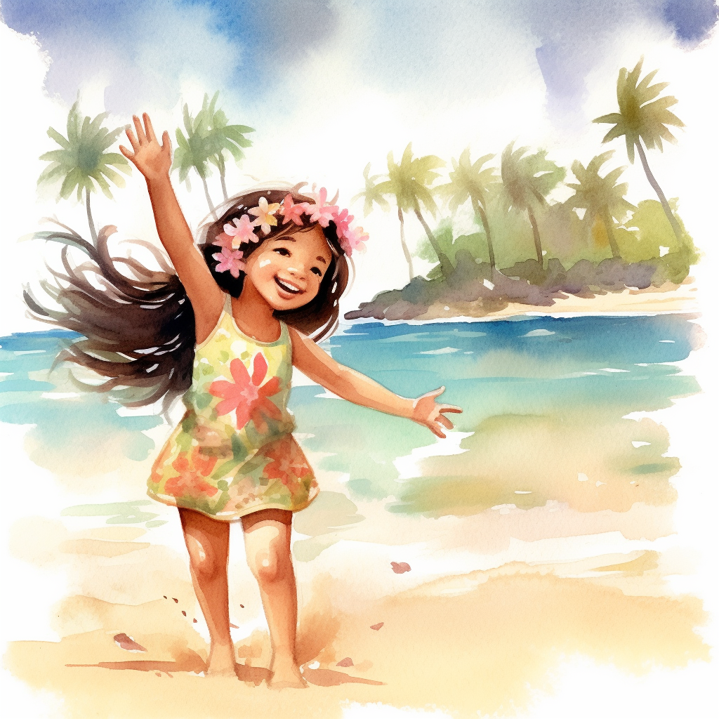 hula girl clipart
