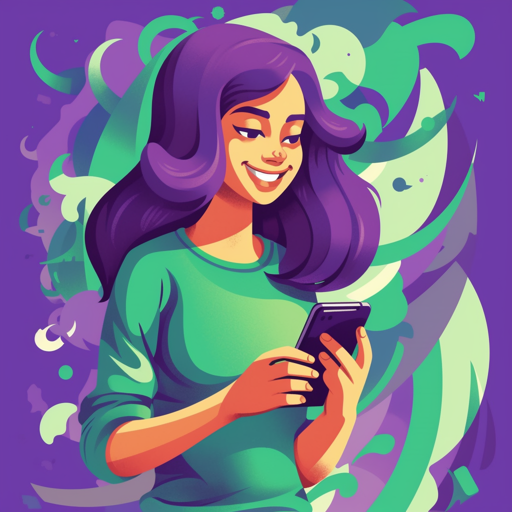 girl phone cliparts