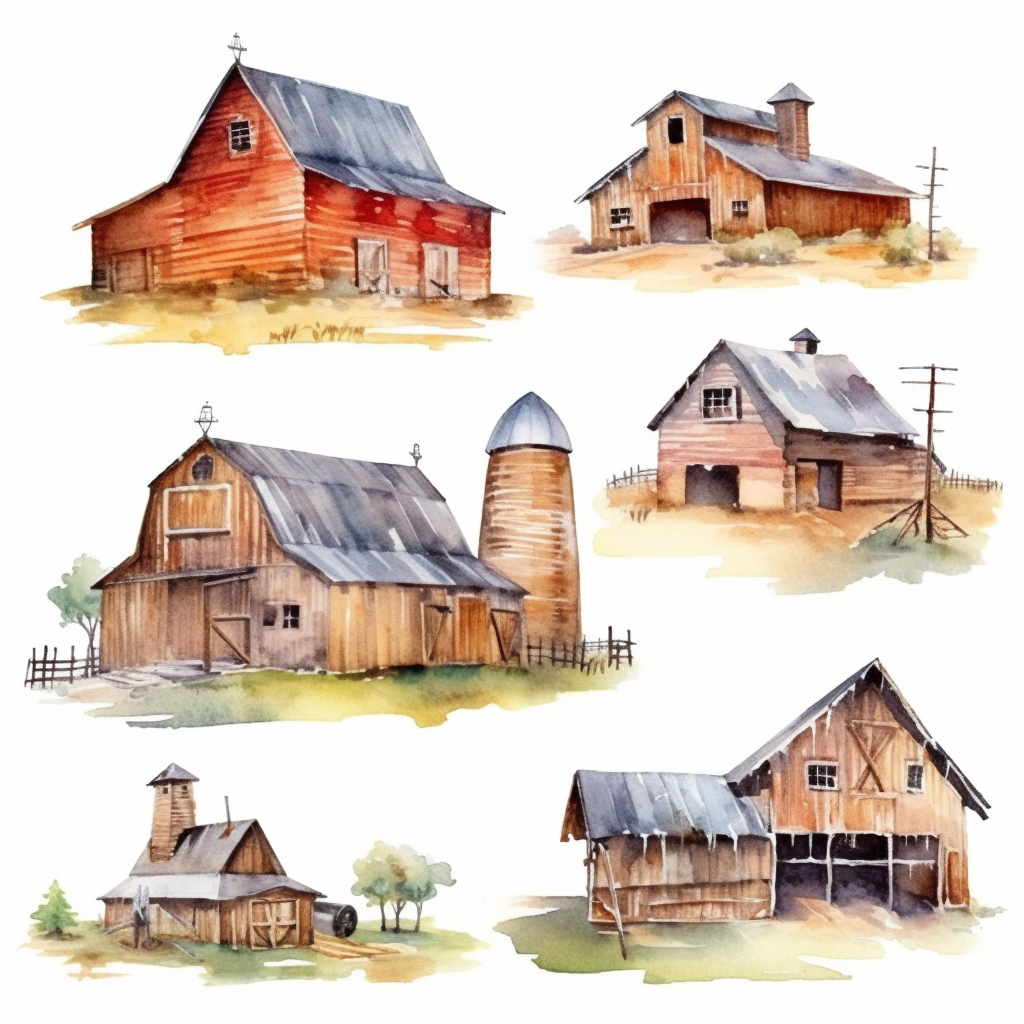 old barn cliparts