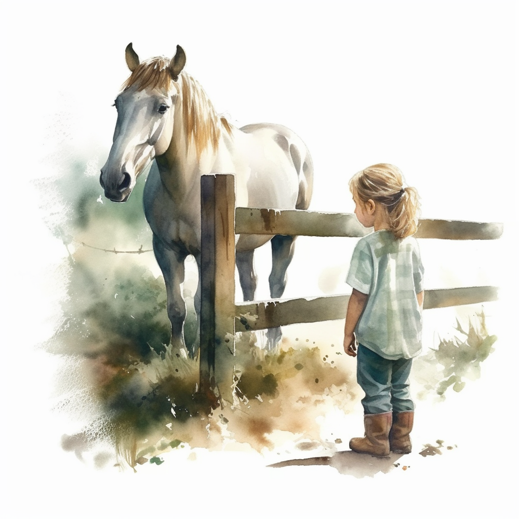 green horse cliparts