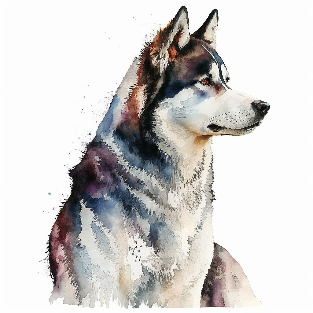 huskies cliparts