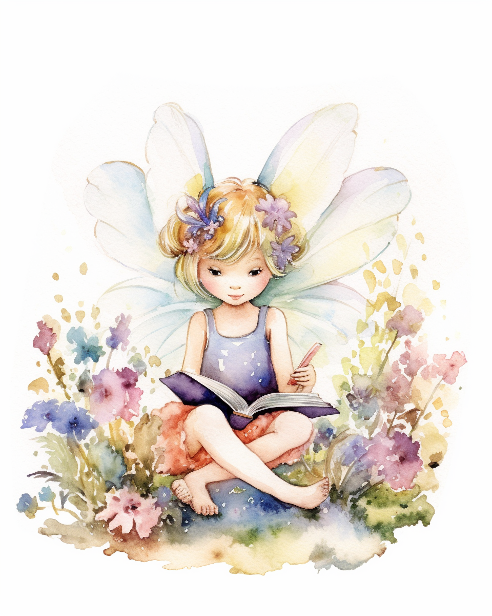 children reading books clipart