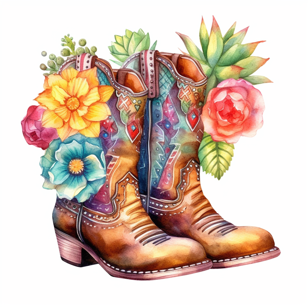cowboy cactus cliparts