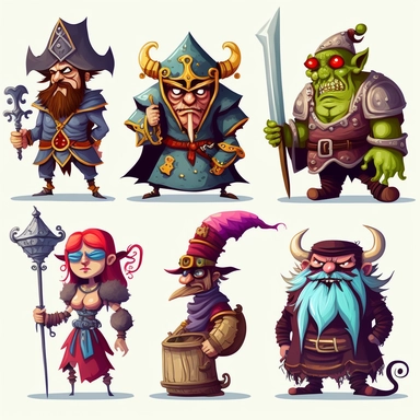 fantasy character clipart